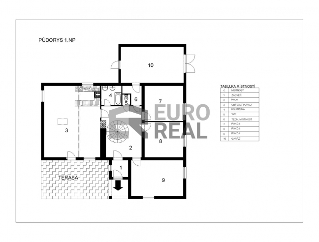 Samostatný rodinný dům s částí pro podnikání, se zahradou a bazénem, pozemek 1697 m²